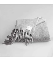 Calvin Klein Mohair Solid Throw Blanket, 70#double; x 50#double;