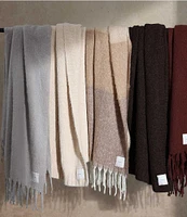 Calvin Klein Mohair Solid Throw Blanket, 70#double; x 50#double;