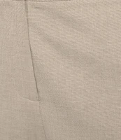 Calvin Klein Novelty Mid Rise Wide Leg Flat Front Pants