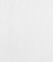 Calvin Klein Novelty Textured Ruffle Mock Neck Sleeveless Top