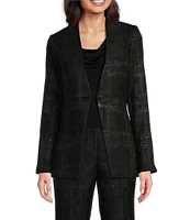 Calvin Klein Coordinating One-Button Stand Collar Long Sleeve Jacket