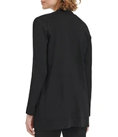 Calvin Klein Open Front Long Sleeve Cardigan