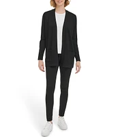 Calvin Klein Open Front Long Sleeve Cardigan