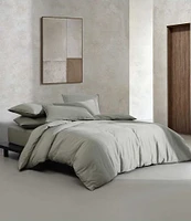 Calvin Klein Organic Earth Collection Solid Cotton Sateen Duvet Cover Mini Set