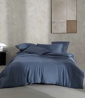 Calvin Klein Organic Earth Collection Solid Cotton Sateen Duvet Cover Mini Set