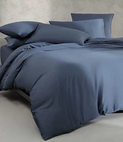 Calvin Klein Organic Earth Collection Solid Cotton Sateen Duvet Cover Mini Set