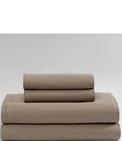 Calvin Klein Organic Earth Solid Cotton Sateen Sheet Set