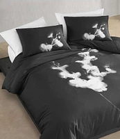 Calvin Klein Oversized Orchid Cotton Sateen Duvet Cover Mini Set