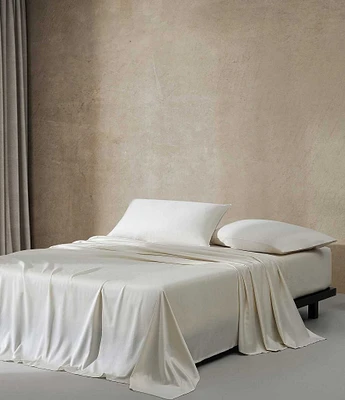 Calvin Klein Pearl Edge Cotton Sateen 300-Thread Count Sheet Set
