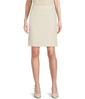 Calvin Klein High Rise Luxe Stretch Coordinating Pencil Skirt