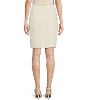 Calvin Klein High Rise Luxe Stretch Coordinating Pencil Skirt