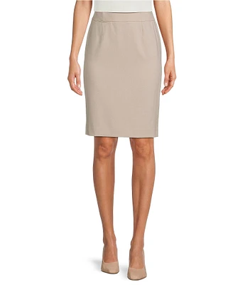 Calvin Klein High Rise Luxe Stretch Coordinating Pencil Skirt