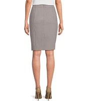 Calvin Klein High Rise Luxe Stretch Coordinating Pencil Skirt