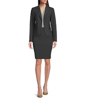 Calvin Klein High Rise Luxe Stretch Coordinating Pencil Skirt