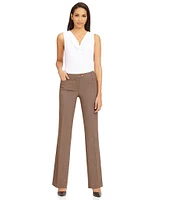 Calvin Klein Petite Size Classic Trouser Leg Slightly Flared Hem Pants