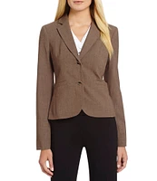 Calvin Klein Petite Size Notch Collar Long Sleeve Jacket