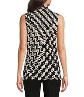 Calvin Klein Petite Size Printed V-Neck Sleeveless Knit Cami Top