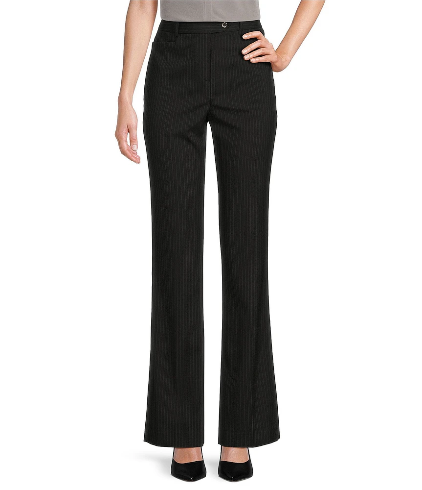 Calvin Klein Pin Stripe Novelty Modern Fit Flat Front Pants