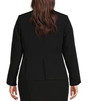 Calvin Klein Plus Size Long Sleeve 2-Button Suit Jacket