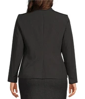 Calvin Klein Plus Size Long Sleeve 2-Button Suit Jacket