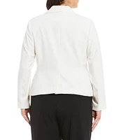 Calvin Klein Plus Size Long Sleeve 2-Button Suit Jacket