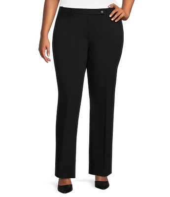 Calvin Klein Plus Size Curvy Fit Straight Leg Pants