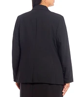 Calvin Klein Plus Size One-Button Front Jacket