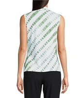Calvin Klein Printed Matte Jersey V-Neck Sleeveless Cami