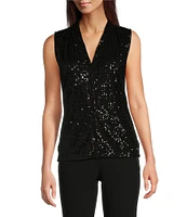 Calvin Klein Sequin V-neck Sleeveless Cami