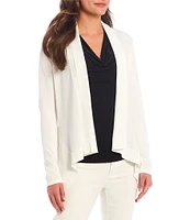 Calvin Klein Shawl Collar Long Sleeve Open Front Knit Cardigan