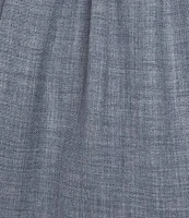 Calvin Klein Short Flutter Sleeve Crew Neck A-Line Midi Dress