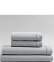 Calvin Klein Solid Washed Cotton Percale Sheet Set