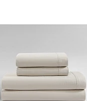 Calvin Klein Solid Washed Cotton Percale Sheet Set