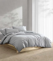 Calvin Klein Solid Washed Percale Comforter Mini Set