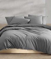 Calvin Klein Solid Washed Percale Comforter Mini Set