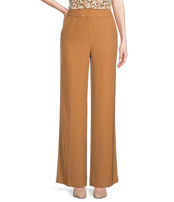 Calvin Klein Stretch High Waisted Coordinating Wide Leg Pants