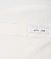 Calvin Klein Stretch Twill 4-Pocket Mid Rise Straight Leg Ankle Pants