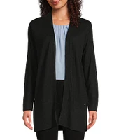 Calvin Klein Sweater Knit Open Front Long Sleeve Cardigan