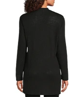 Calvin Klein Sweater Knit Open Front Long Sleeve Cardigan