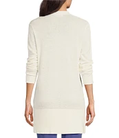 Calvin Klein Sweater Knit Open Front Long Sleeve Cardigan
