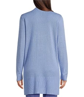 Calvin Klein Sweater Knit Open Front Long Sleeve Cardigan
