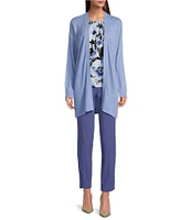 Calvin Klein Sweater Knit Open Front Long Sleeve Cardigan