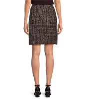 Calvin Klein Coordinating Tweed A-Line Short Skirt