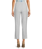 Calvin Klein Twill Slim Leg Cropped Elastic Back Coordinating Pants