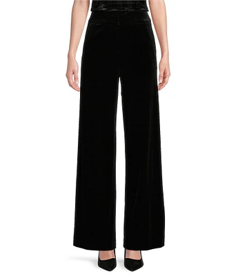 Calvin Klein Velvet Wide Leg Pant