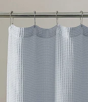 Calvin Klein Waffle Solid Textured Shower Curtain