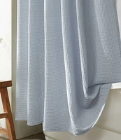 Calvin Klein Waffle Solid Textured Shower Curtain
