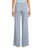 Calvin Klein Windowpane Belted Pants
