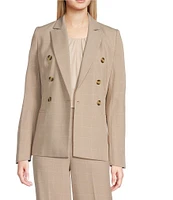 Calvin Klein Windowpane Double Breasted Jacket