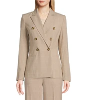Calvin Klein Windowpane Double Breasted Jacket